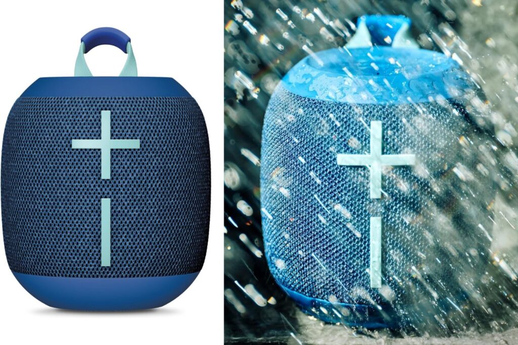 Ultimate Ears WONDERBOOM 4, Altavoz Bluetooth portátil Resistente al Agua con Graves potentes y Sonido de 360 Grados, Altavoz Flotante a Prueba de Polvo con Radio de acción de 40 m - Azul