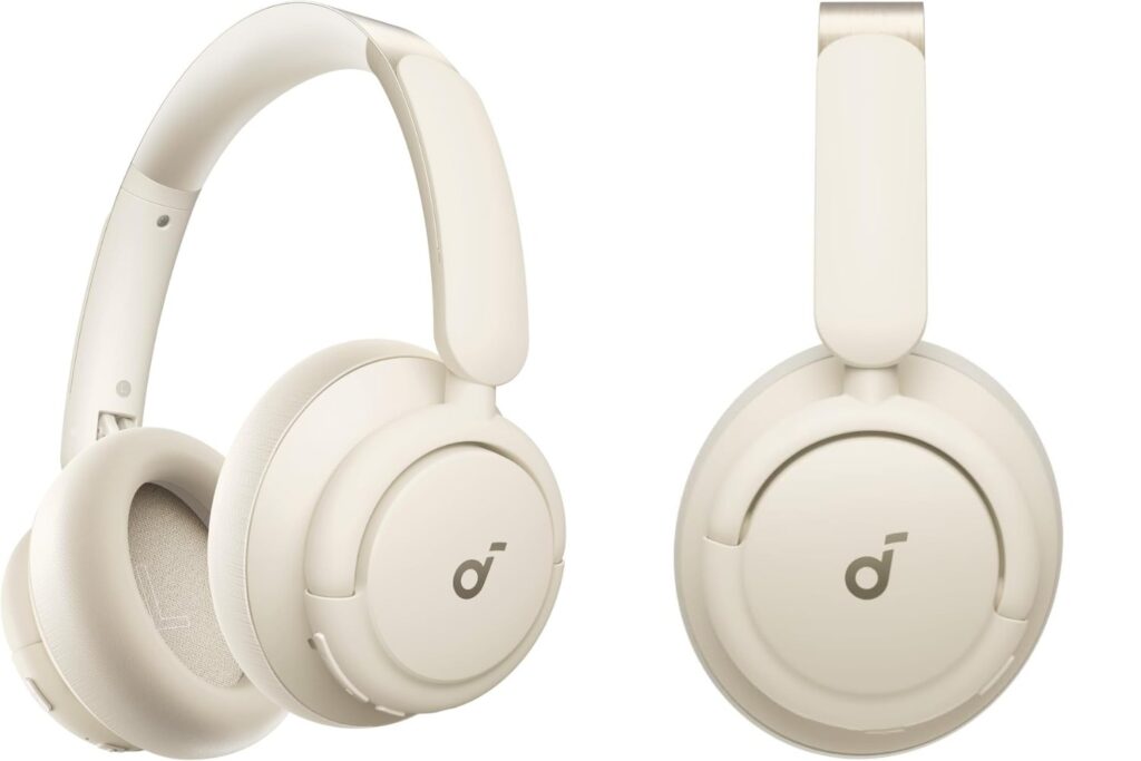 Soundcore de Anker Q30 Cascos Inalámbricos Bluetooth Cancelación de Ruido Activa Híbrida con Varios Modos, Sonido Hi-Res, EQ personalizado vía App, 50H Reproducción, Ajuste Cómodo, Conexión Multipunto
