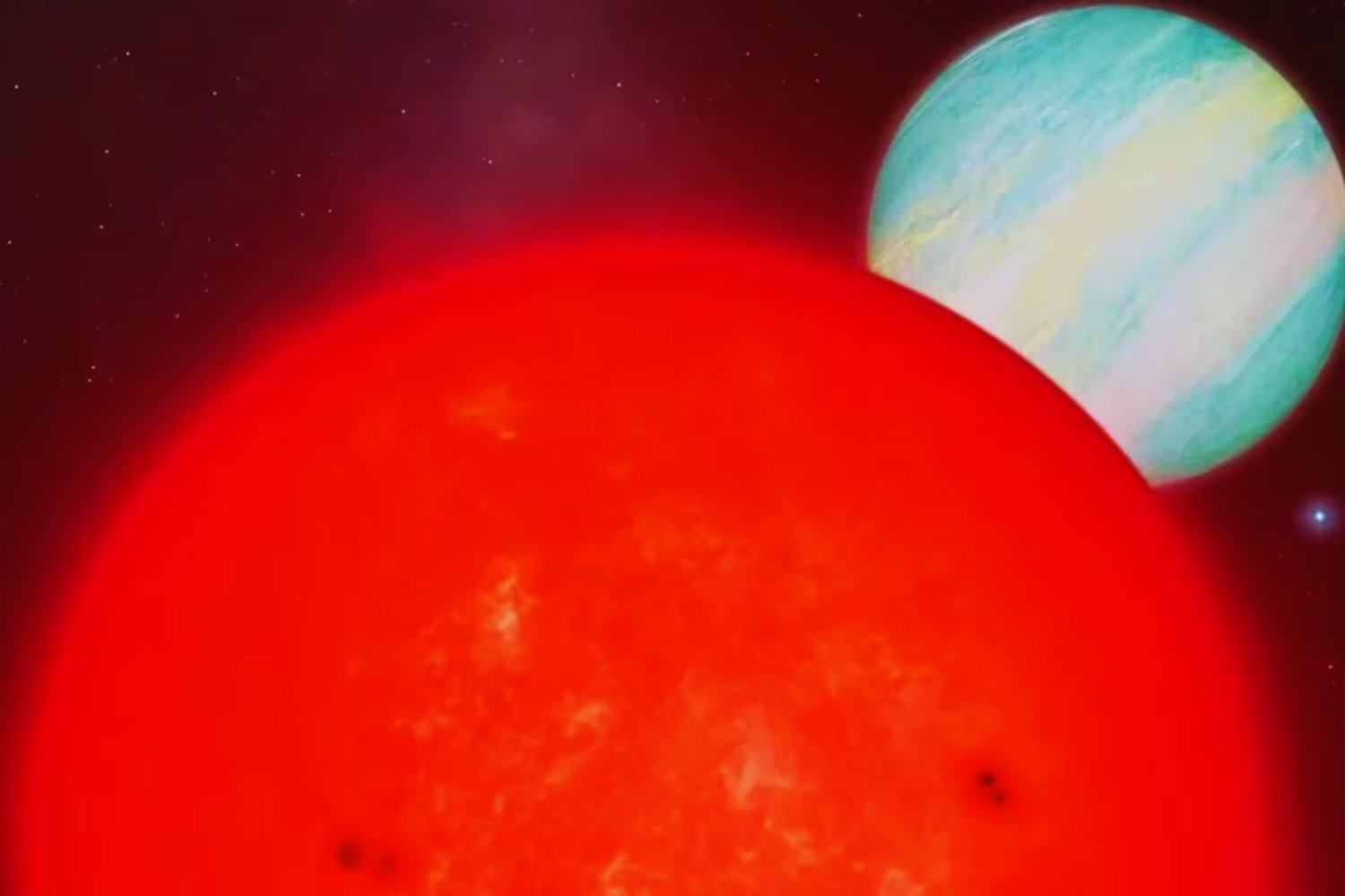 Una estrella diminuta, un planeta gigante y un misterio que desafía a la ciencia