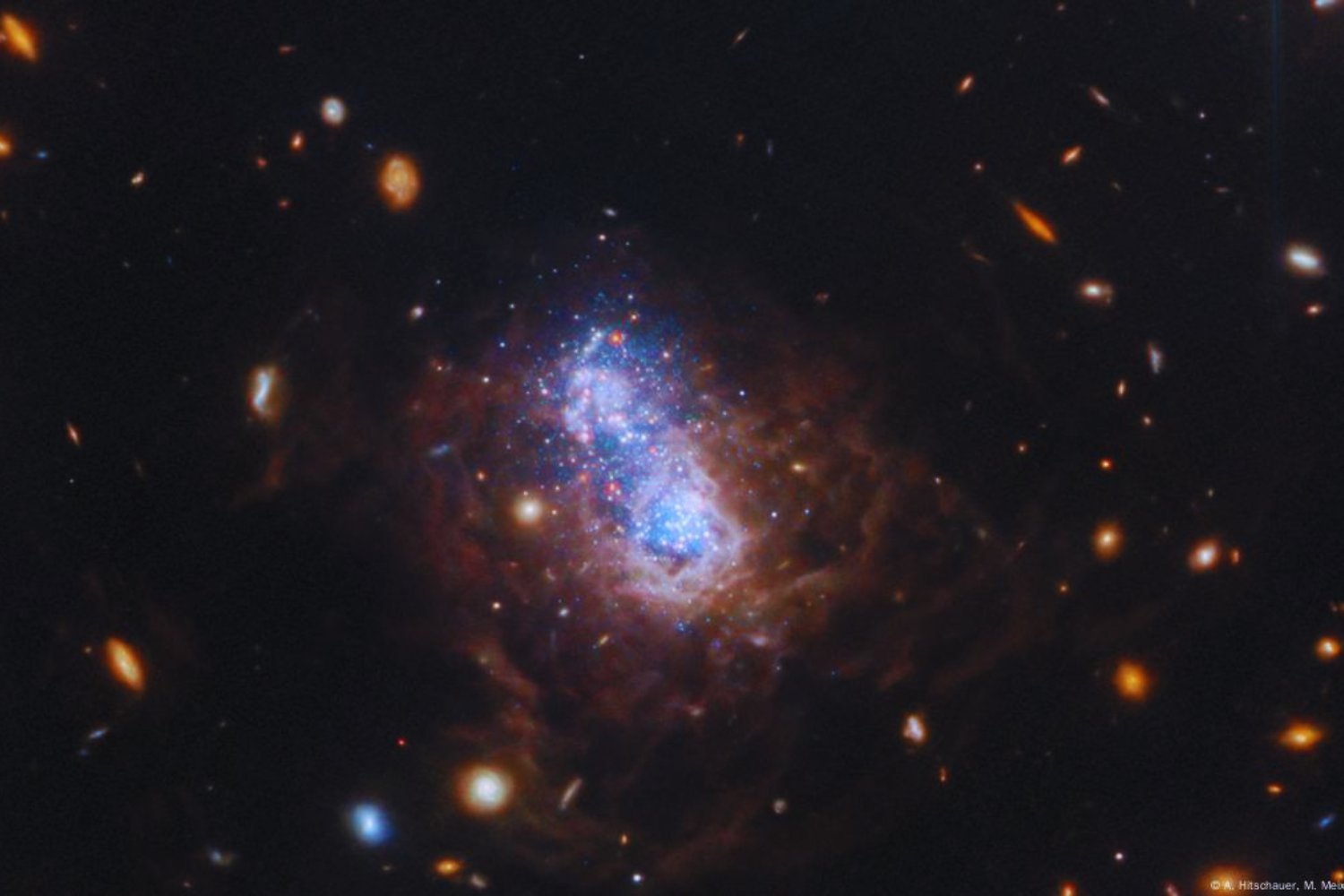 La galaxia que susurra secretos del cosmos primitivo desde apenas 6.000 años luz