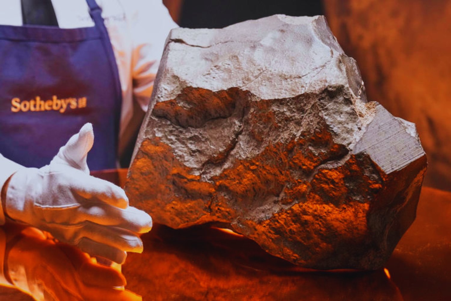 Sotheby’s subastará el mayor meteorito marciano hallado en la Tierra y un esqueleto jurásico