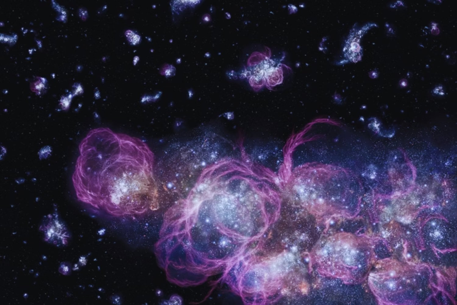 Una bala cósmica sin materia oscura: el hallazgo que podría reescribir lo que creemos del universo