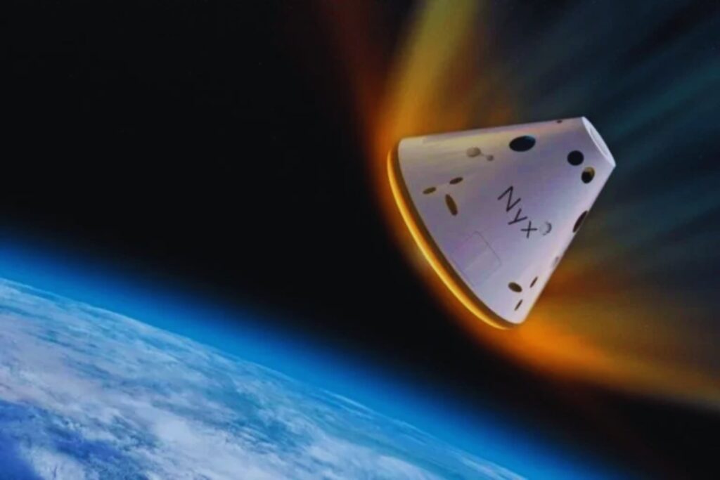 Una cápsula espacial con restos humanos se estrella en el Pacífico: un viaje final que desafió las estrellas