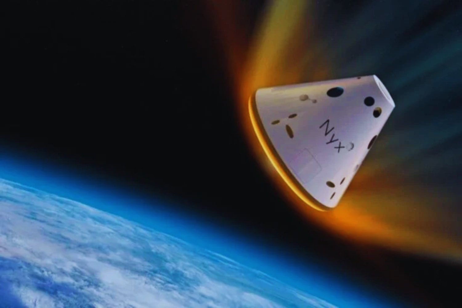 Una cápsula espacial con restos humanos se estrella en el Pacífico: un viaje final que desafió las estrellas