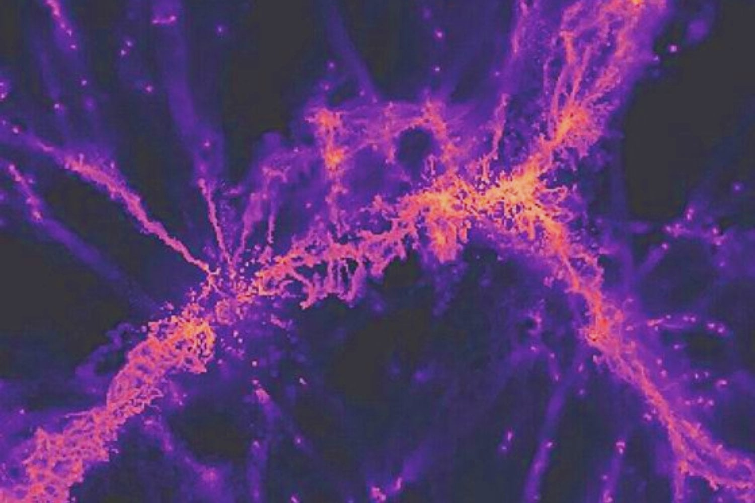 La telaraña invisible del universo ya tiene rostro: capturan la primera imagen de la red cósmica