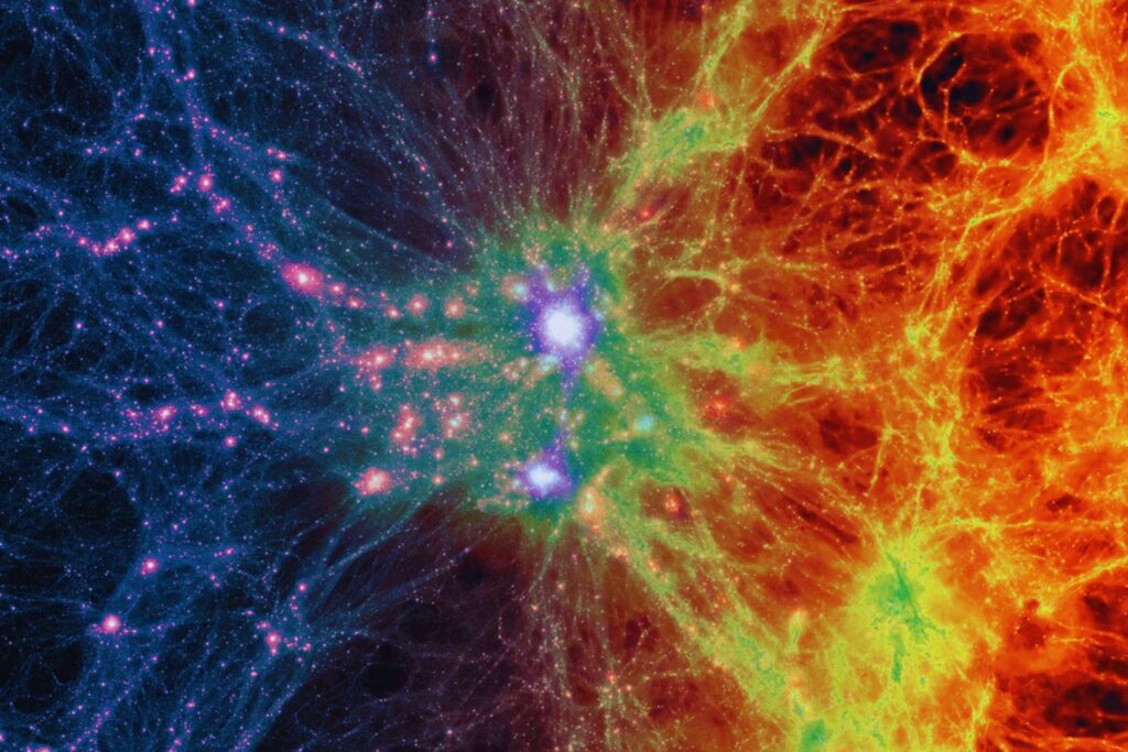 La telaraña invisible del universo ya tiene rostro: capturan la primera imagen de la red cósmica