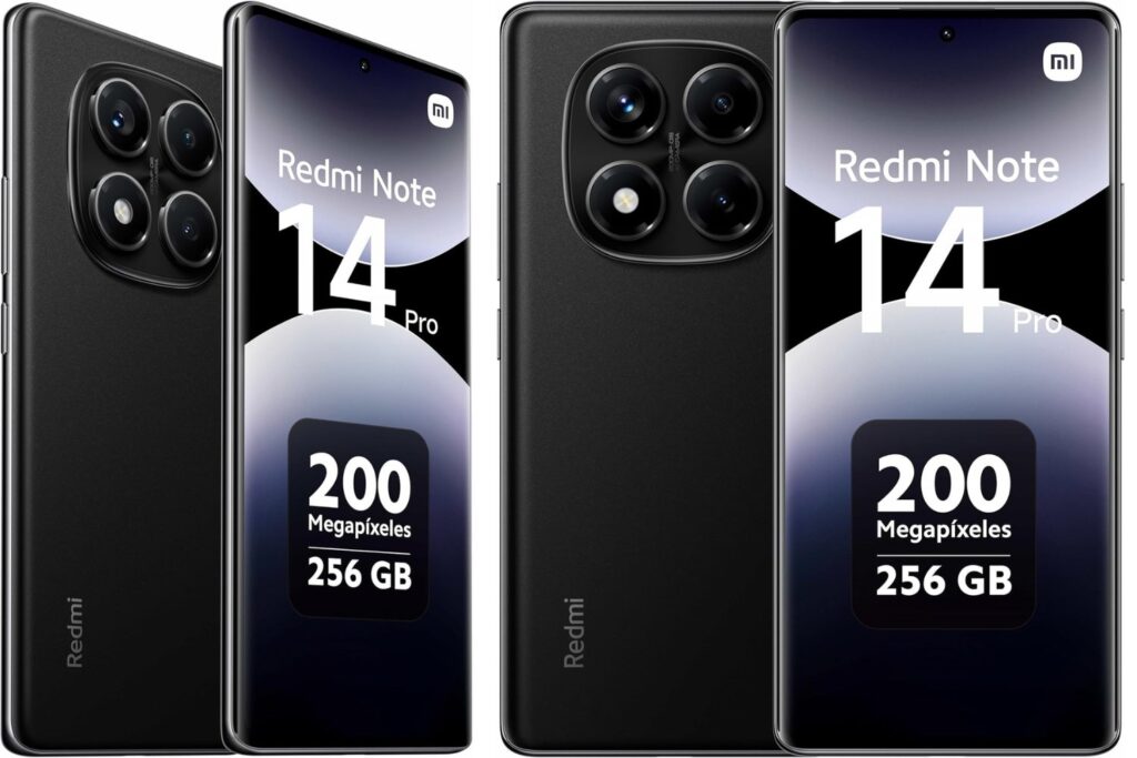 Xiaomi Redmi Note 14 Pro - Smartphone de 8+256GB, Pantalla de 6.67" AMOLED FHD+ 120Hz, MediaTek Helio G100-Ultra, cámara de 200MP, TurboCharge 45W, 5500 mAh, Cargador no Incluido
