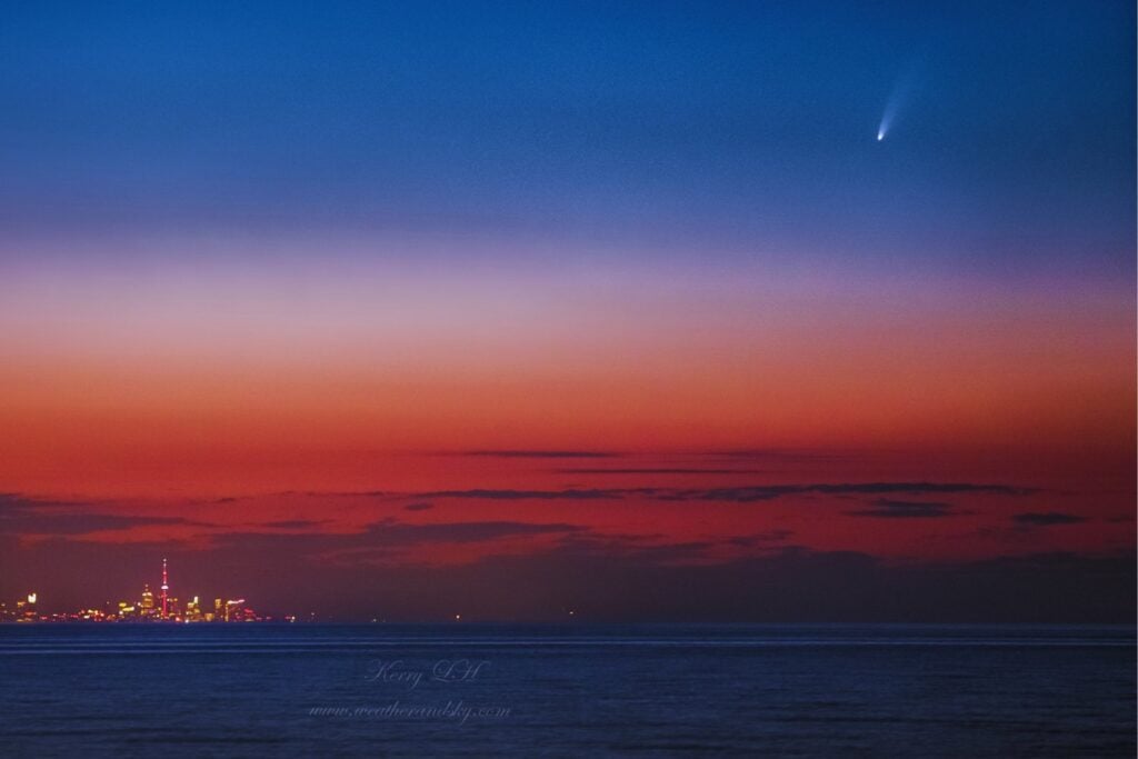 Un viajero helado iluminará el cielo: así podrás ver el cometa más brillante del año en América Latina