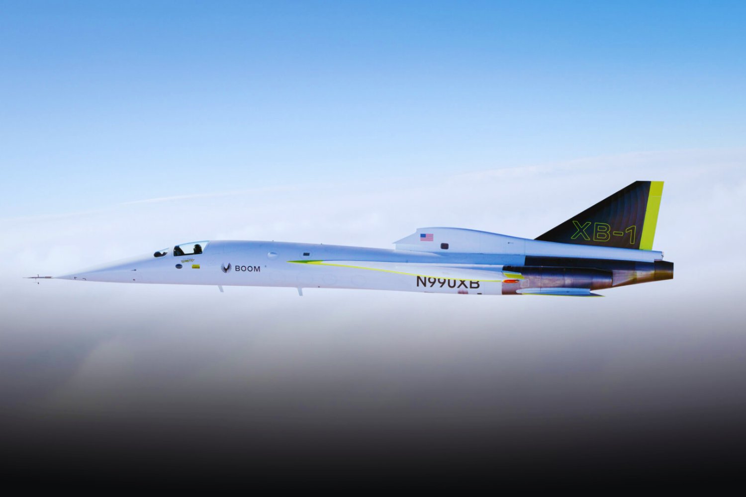 El avión que quiso revivir el vuelo supersónico y desapareció tras su primer despegue