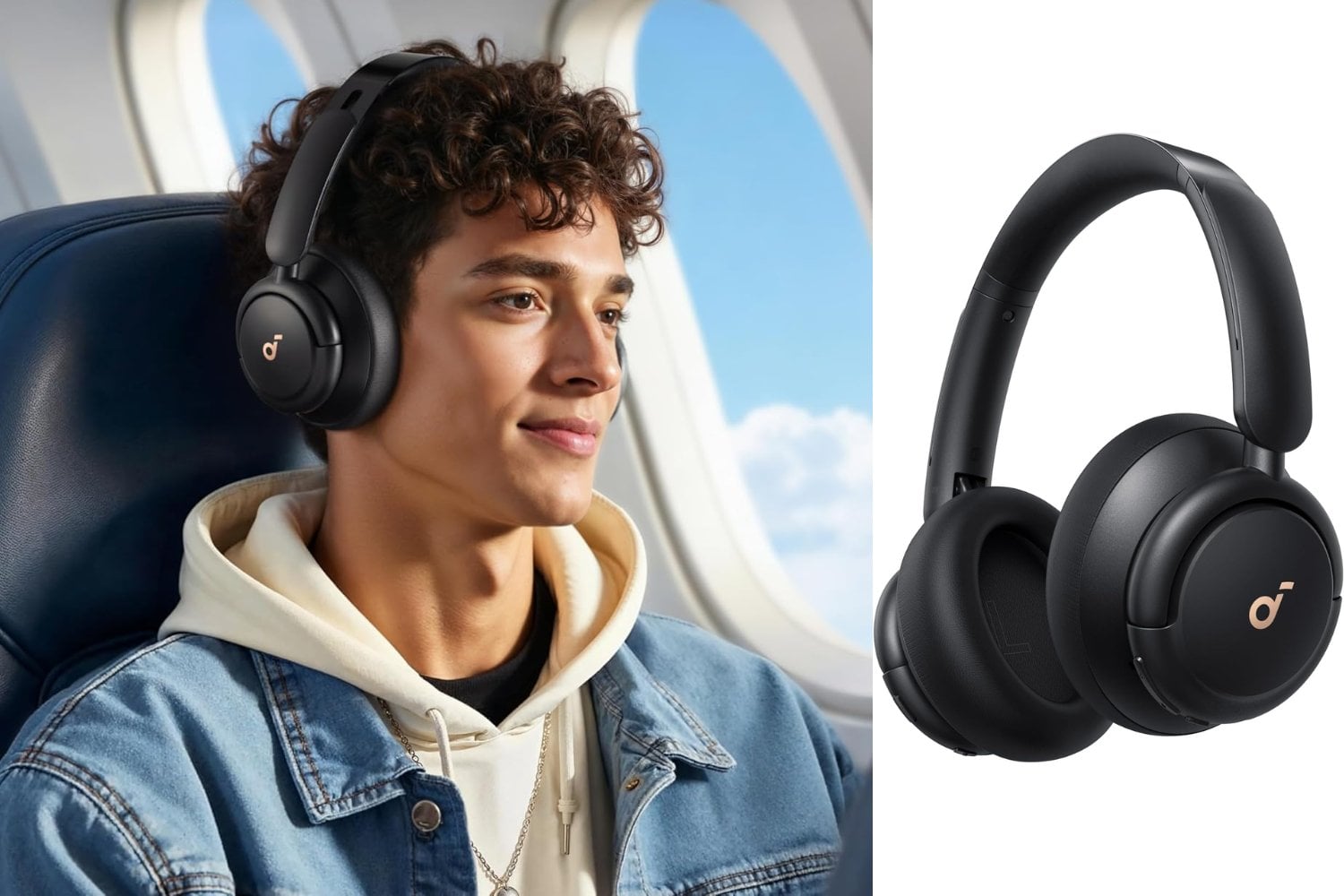 Soundcore de Anker Q30 Cascos Inalámbricos Bluetooth Cancelación de Ruido Activa Híbrida con Varios Modos, Sonido Hi-Res, EQ personalizado vía App, 50H Reproducción, Ajuste Cómodo, Conexión Multipunto