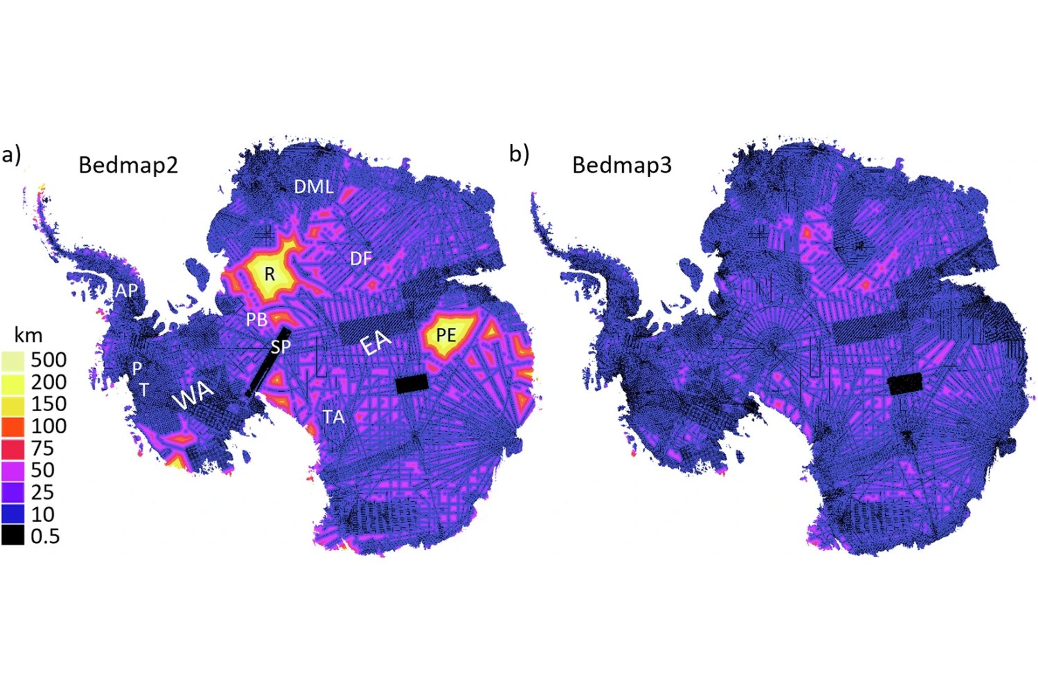 Lo que oculta el hielo: el mapa que revela una Antártida desconocida bajo nuestros pies