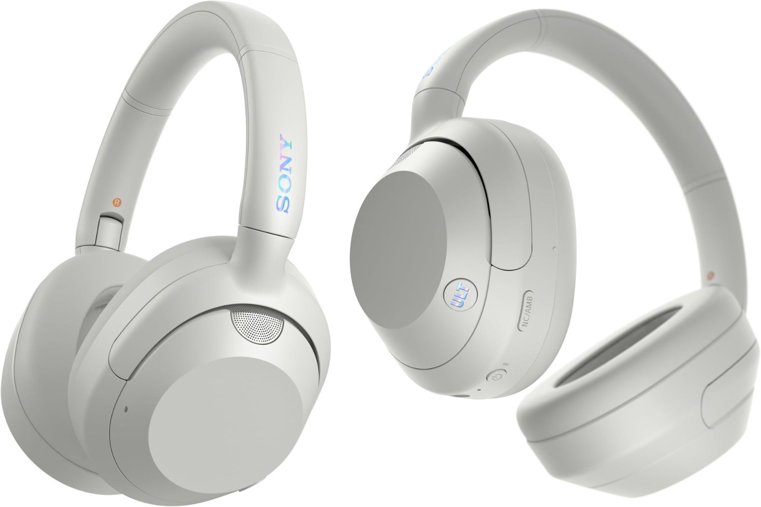 Sony ULT Wear, Auriculares inalámbricos Bluetooth con ULT Power Sound, Ultimate Deep Bass, Noise Cancelling, Calidad de Llamada nítida, hasta 30H de autonomía de batería, iOS y Android, Blanco Marfil
