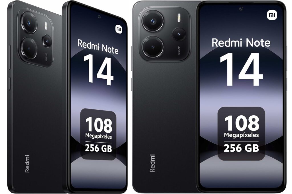 Xiaomi Redmi Note 14 - Smartphone de 8+256GB, Pantalla de 6.67" AMOLED FHD+ 120Hz, MediaTek Helio G99-Ultra, cámara de 108MP, TurboCharge 33W, 5500 mAh, Cargador no Incluido