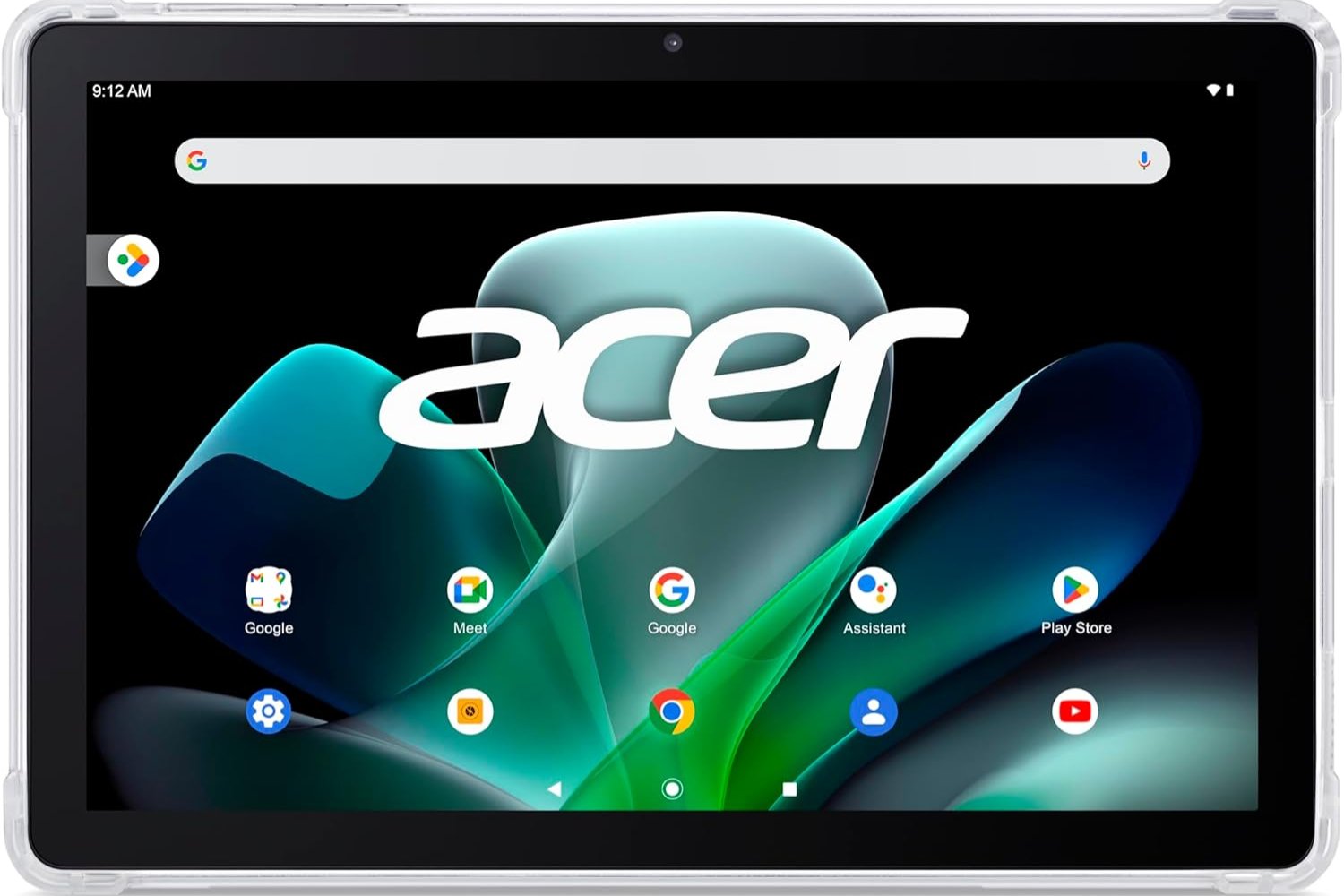 Acer Iconia Tab M10 - Tablet 10" WUXGA (1920x1200, ‎MediaTek Kompanio 500, 4GB RAM, 64GB, Bluetooth, USB-C, Wi-Fi, MicroSD, Audio, Cámara Frontal y Trasera, Android 12) Color Plateado + Funda