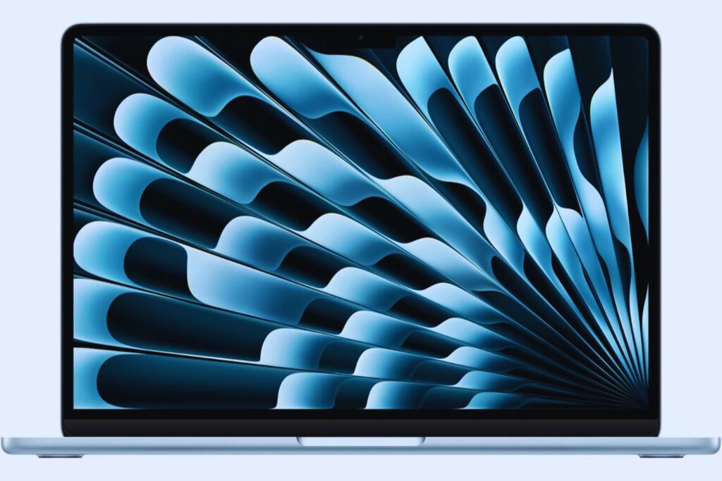 Apple 2025 MacBook Air de 13 Pulgadas con Chip M4: diseñado para Apple Intelligence, Pantalla Liquid Retina de 13,6 Pulgadas, 16 GB de Memoria unificada, 256 GB SSD, Teclado español; Azul Cielo