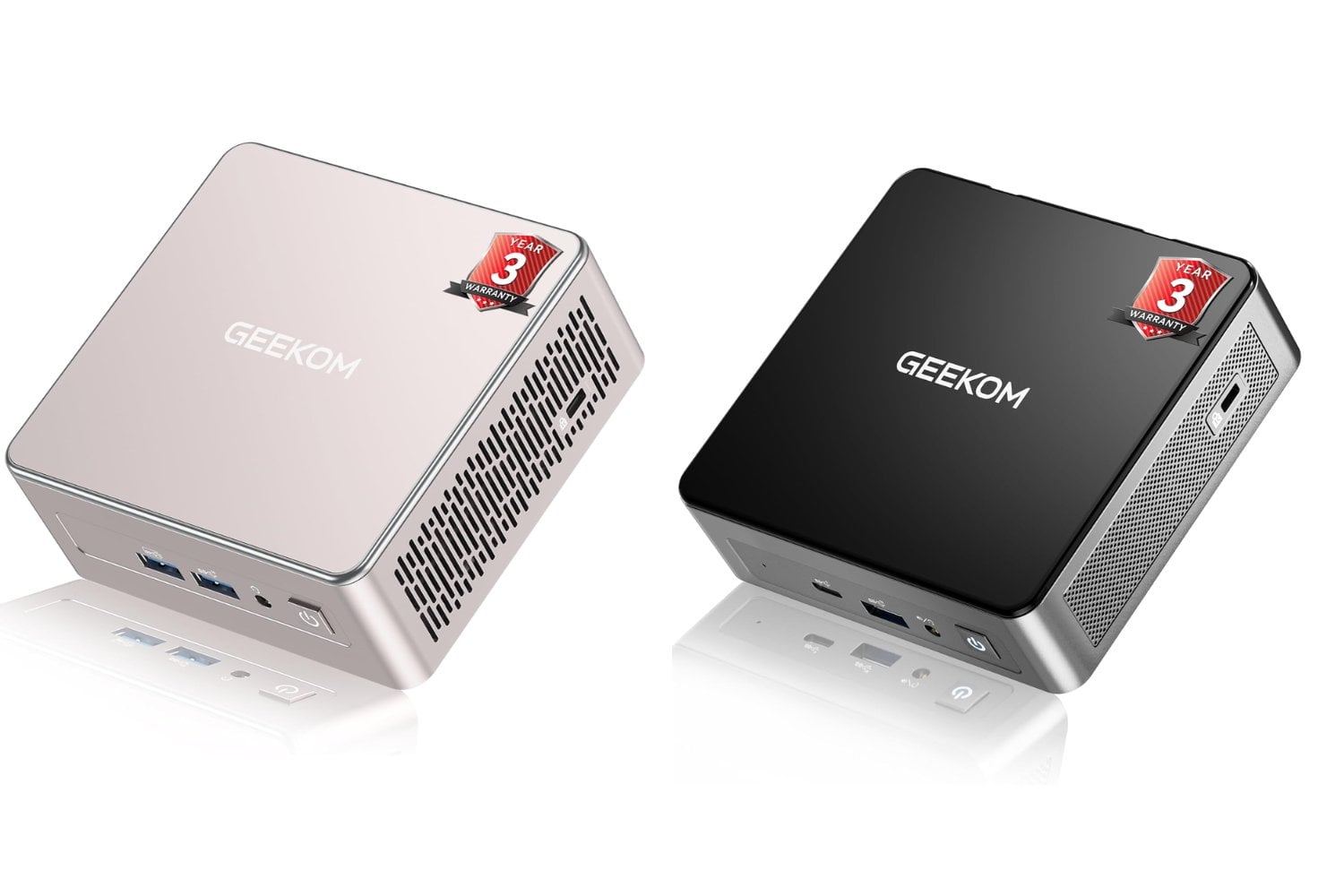 GEEKOM Mini PC Air12, Intel N150 de 13ª generación, 16 GB DDR5 RAM 512 GB PCIe NVMe SSD, Mini computadora de escritorio para el hogar y oficina, pantalla triple 4K/HDMI 2.0/MiniDP 1.4/WiFi 6/BT5.2