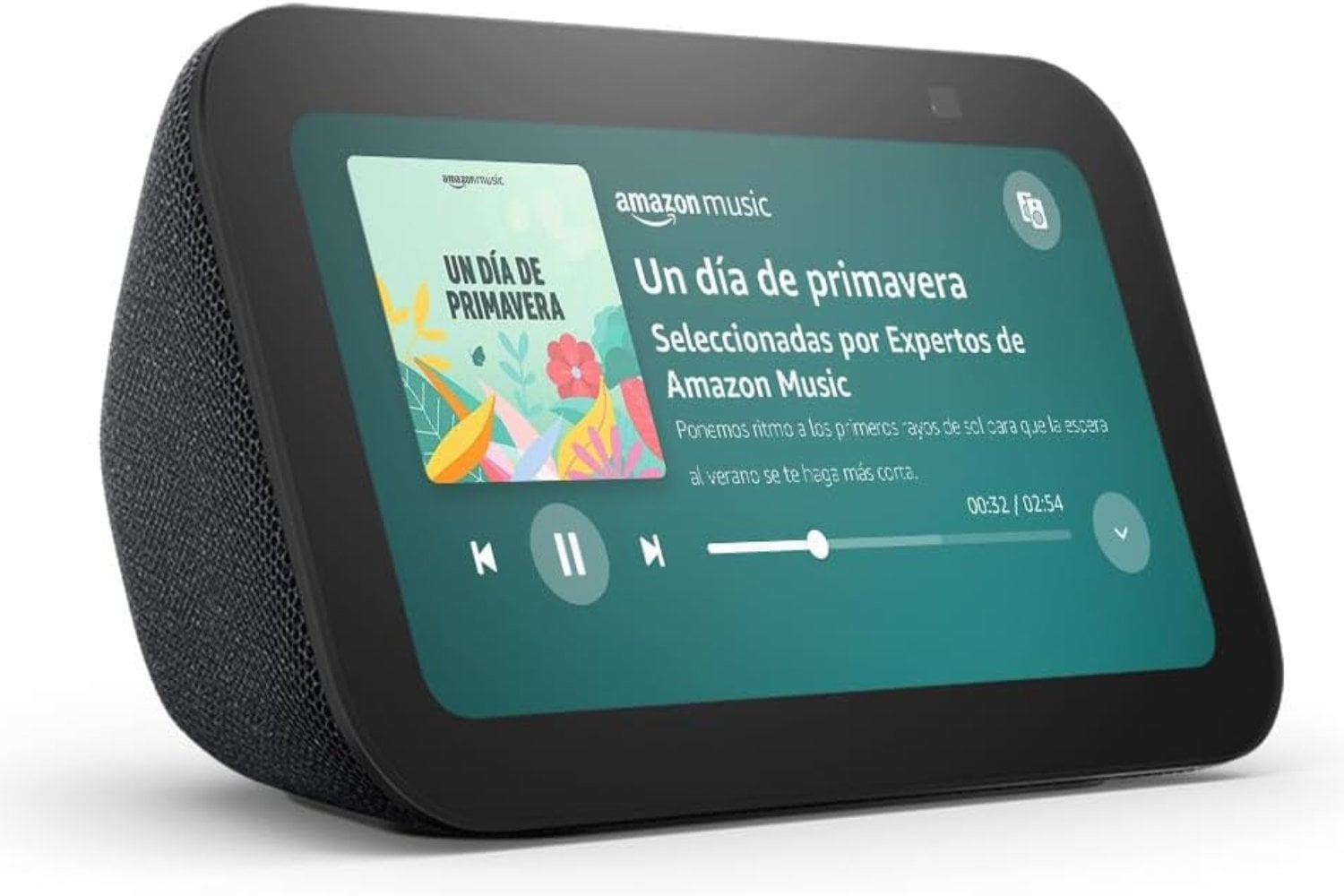 Echo Show 5 (Última generación) | Pantalla táctil inteligente con Alexa diseñada para controlar tus dispositivos de Hogar digital y más | Antracita