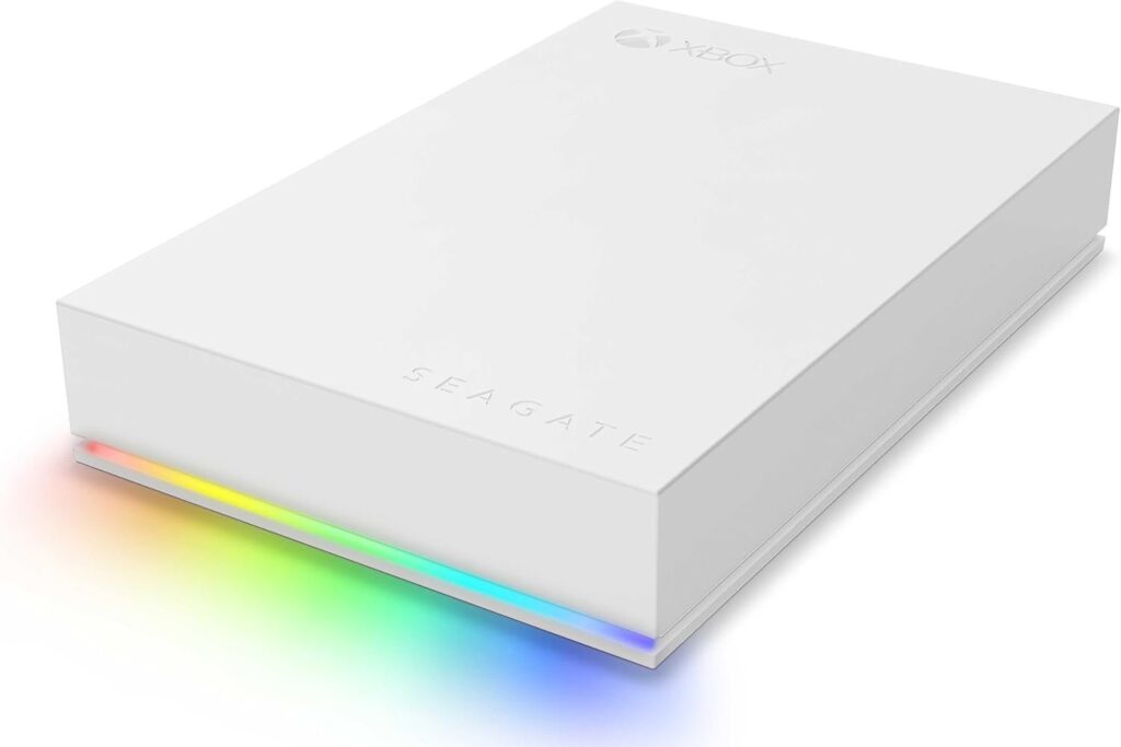 Seagate Game Drive for Xbox 5TB, Unidad de disco duro (HDD) externa portátil, USB 3.2 Gen 1, negra, certificación Xbox, LED RGB, Rescue Services
