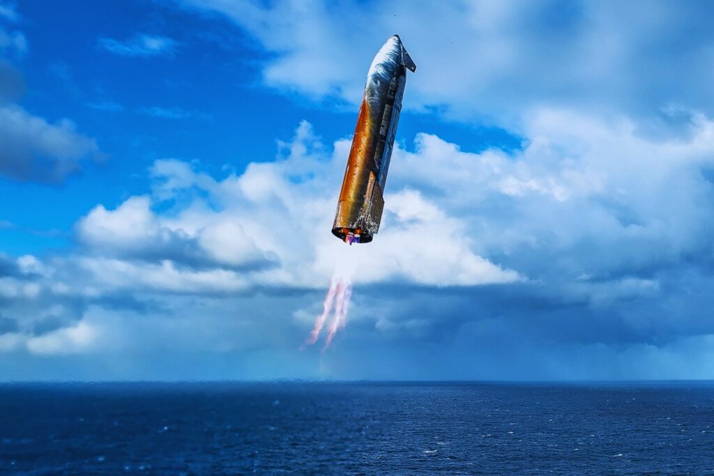 La Starship “rostizada”: las imágenes inéditas del amerizaje que SpaceX quería mostrar