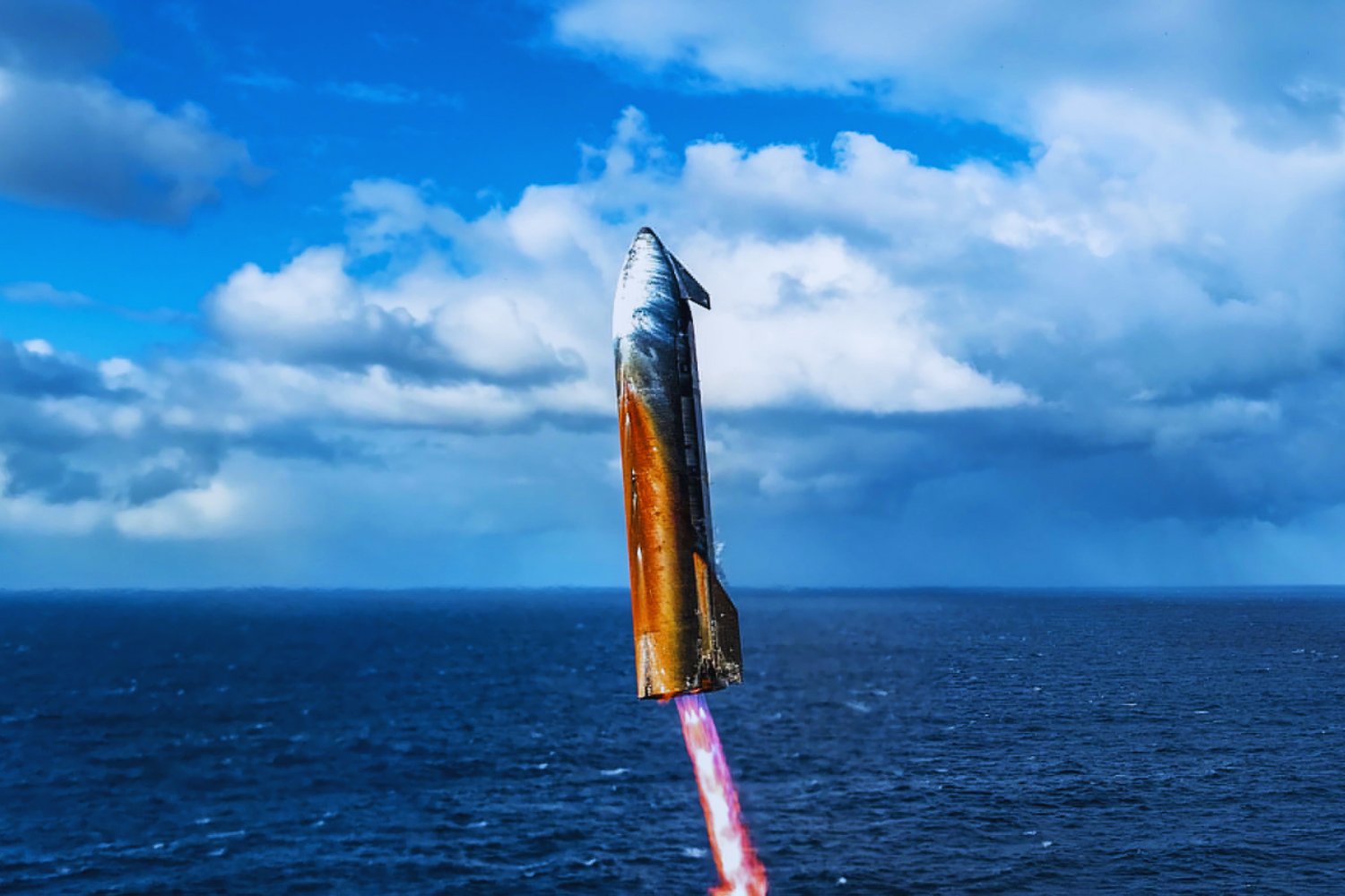 La Starship “rostizada”: las imágenes inéditas del amerizaje que SpaceX quería mostrar