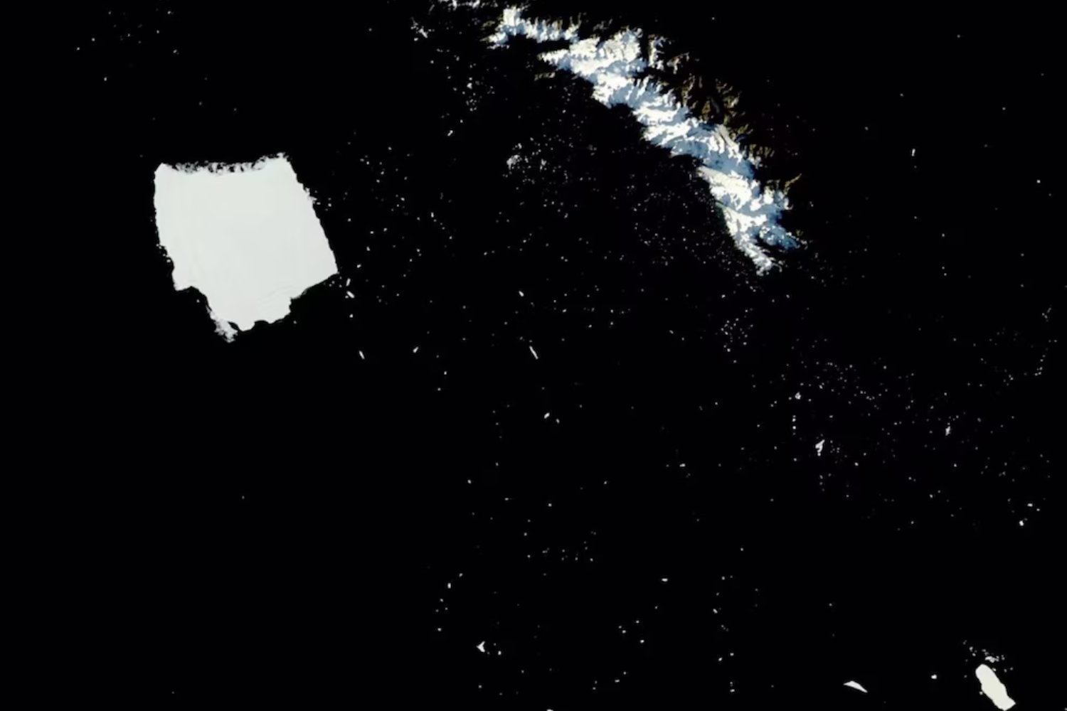 El gigante helado A-23A comienza a romperse y deja una advertencia para el planeta