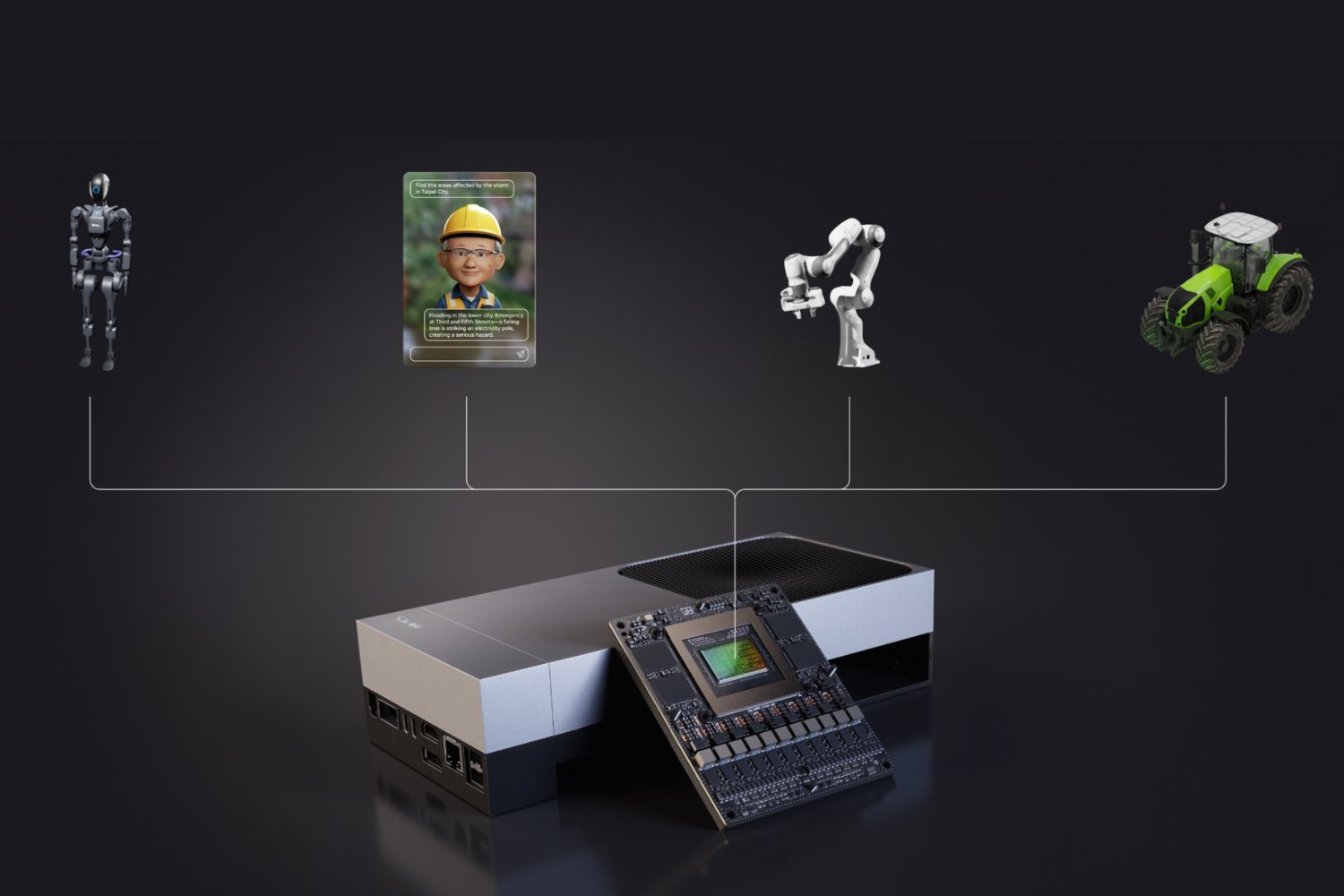 El nuevo cerebro de los robots: así es el Nvidia Thor T5000