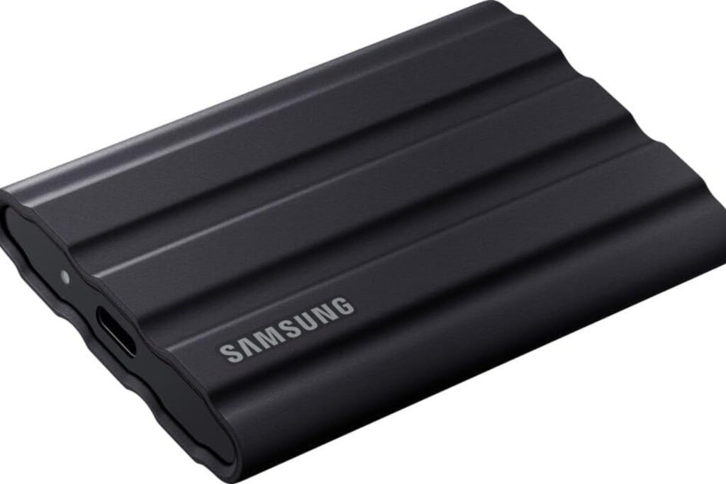 SAMSUNG T7 Shield SSD portátil 1TB, USB 3.2 Gen.2 SSD Externo Negro