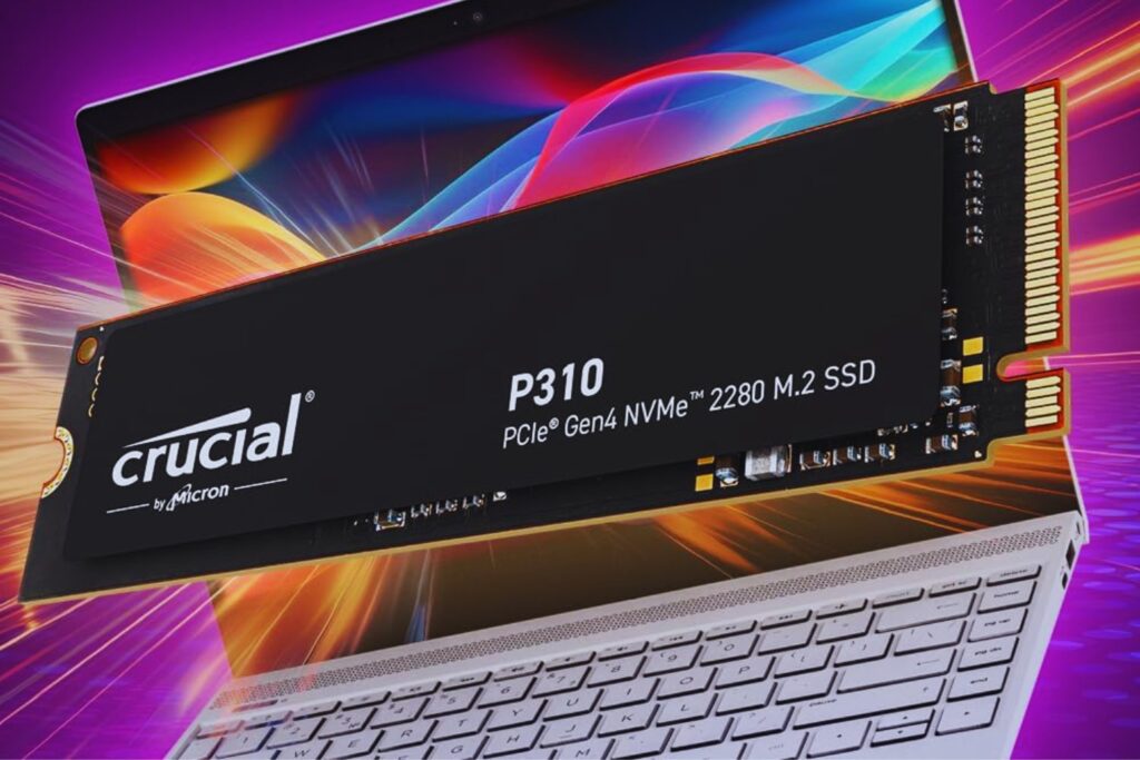 Crucial P310 SSD 500GB PCIe Gen4 NVMe M.2 2280 SSD Interno Gaming, Disco Duro SSD, hasta 6.600 MB/s, Compatible con Ordenador Portátil y de Sobremesa