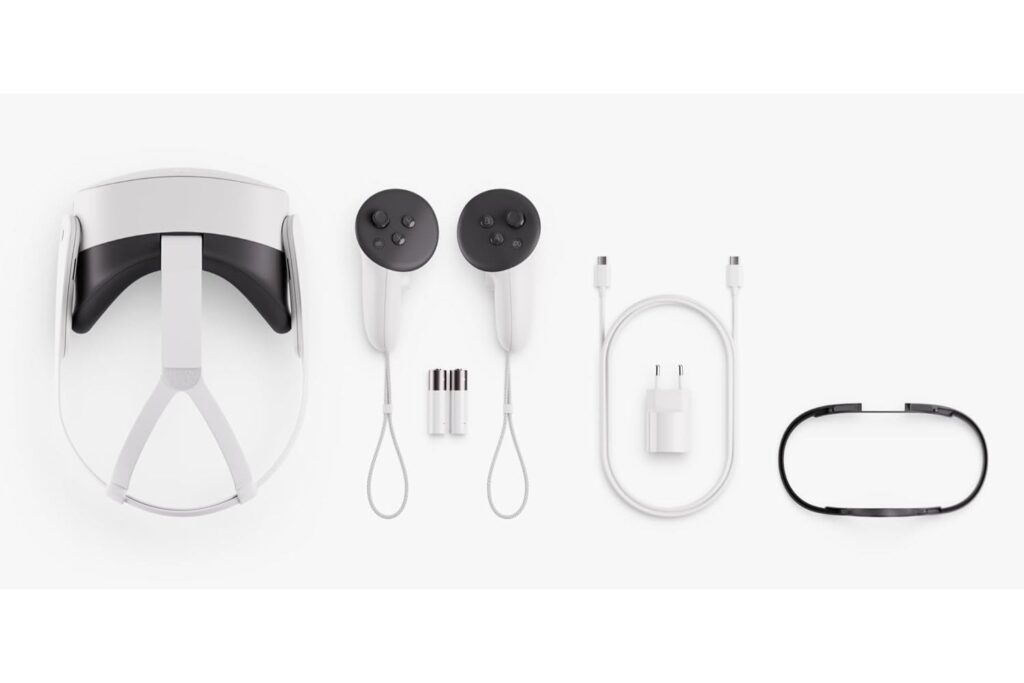 Meta Quest 3S 128 GB Sumérgete en la Realidad Mixta - Pack Gorilla Tag Cardboard Hero Headset - Incluyen 3 Meses de Prueba para Meta Horizon+