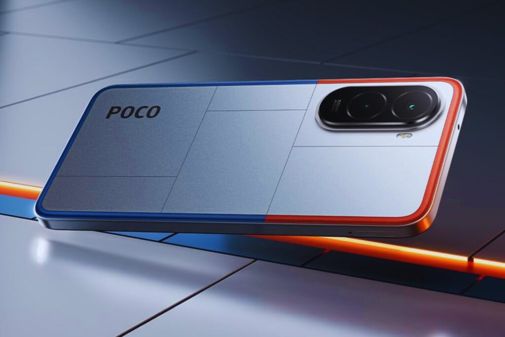 XIAOMI POCO M7 - Smartphone de 8+256GB, Cámara Dual de 50MP con AI, Pantalla inmersiva de 6,9” FHD+, Snapdragon 685, Carga rápida de 33W y Reversible de 18W, Cargador no Incluido, Plata (Versión ES)