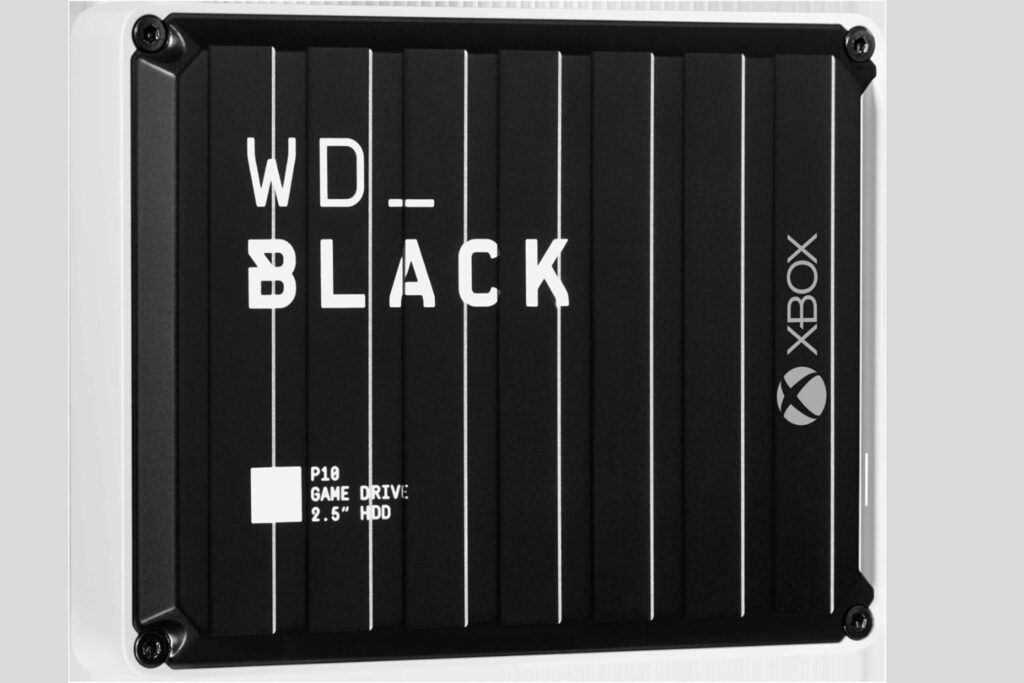 WD_Black P10 para Xbox, 6TB, Game Drive para Xbox, HDD portátil, USB 3.2 Gen 1 Type-A, con un Mes de Xbox Game Pass