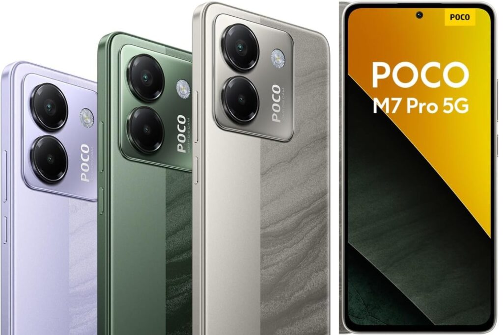 XIAOMI POCO M7 Pro 5G - Smartphone de 8+256GB, Cámara de 50 MP Sony con OIS, Pantalla AMOLED de 6,67" 120 Hz, Carga Turbo de 45W, Cargador no Incluido, Plata (Versión ES)