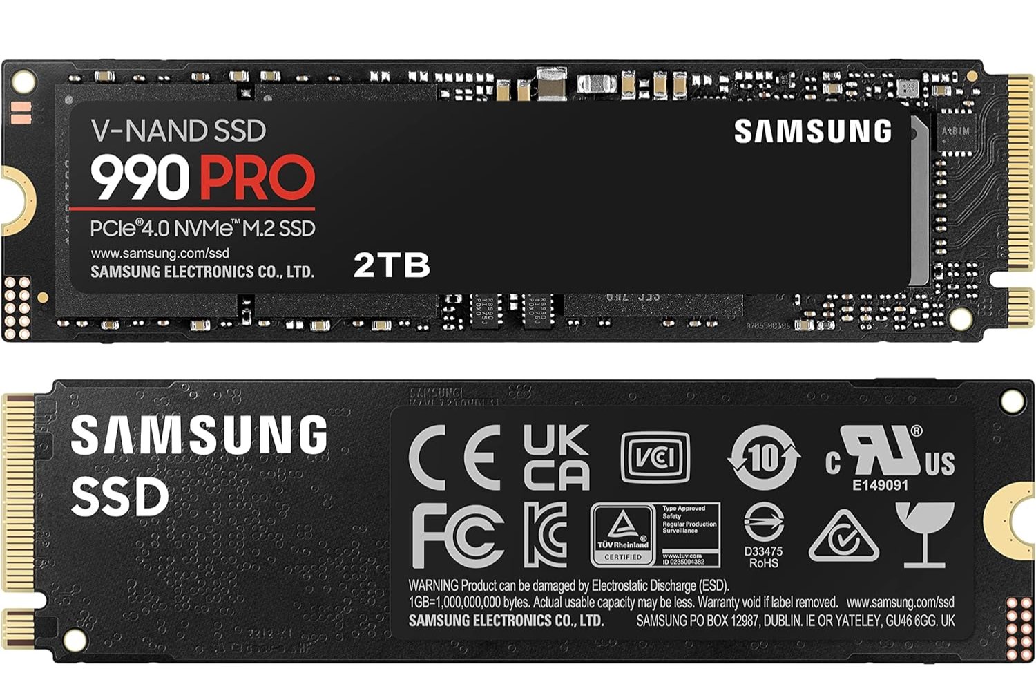 SAMSUNG SSD Memoria Interno 990 Pro 2TB NVME