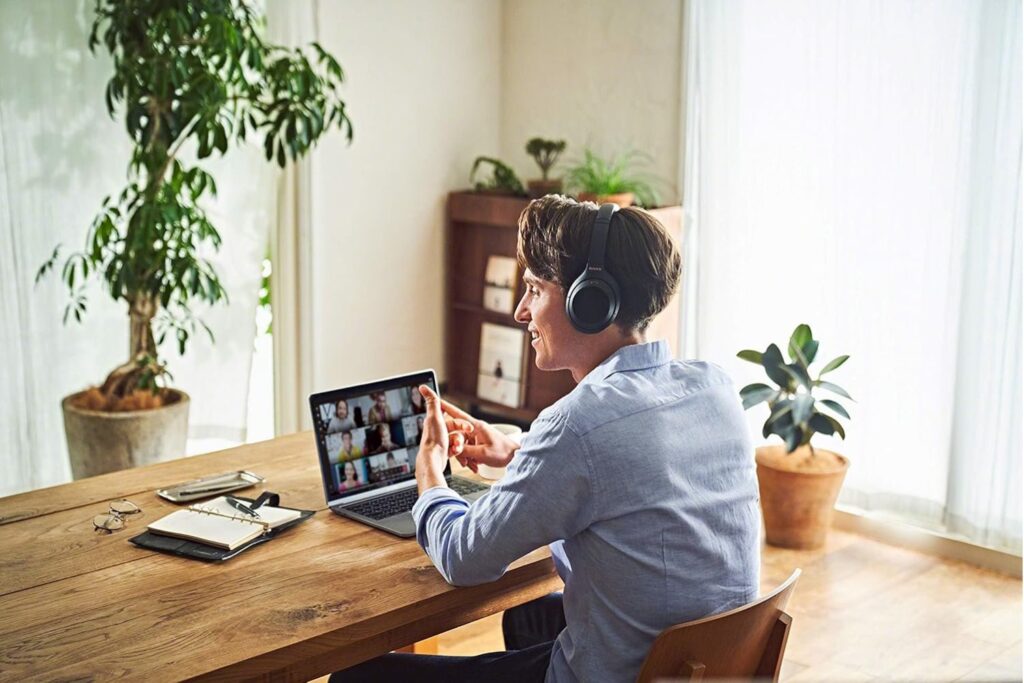 Sony WH1000XM4 - Auriculares inalámbricos Noise Cancelling (Bluetooth, Alexa/Google Assistant, 30 h de batería, para Trabajar en casa, Micro Manos Libres), Negro, Talla Única