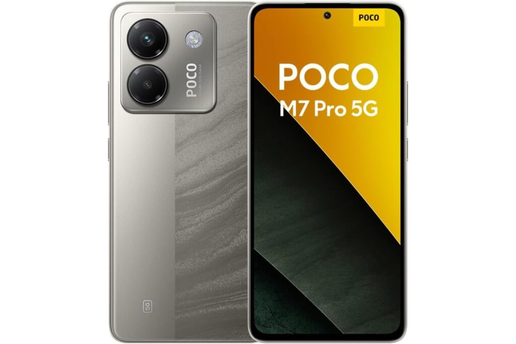 Xiaomi POCO M7 Pro 5G - Smartphone de 12+256GB, Cámara de 50 MP Sony con OIS, Pantalla AMOLED de 6,67" 120 Hz, Carga Turbo de 45W, Cargador no Incluido