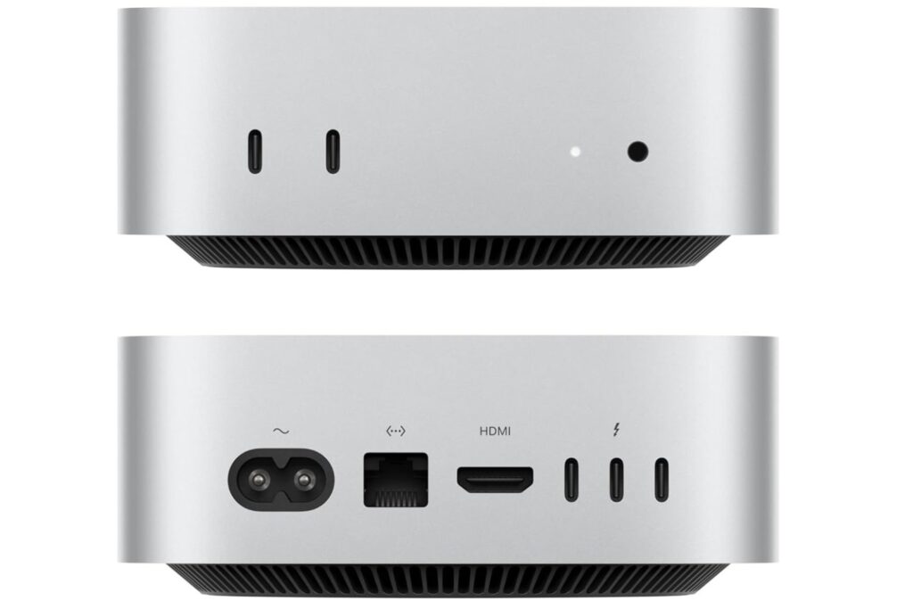 Apple Mac Mini Ordenador de Mesa con Chip M4, CPU de 10 núcleos y GPU de 10 núcleos: diseñado para Apple Intelligence, 16 GB de Memoria unificada, SSD de 256GB, Gigabit Ethernet
