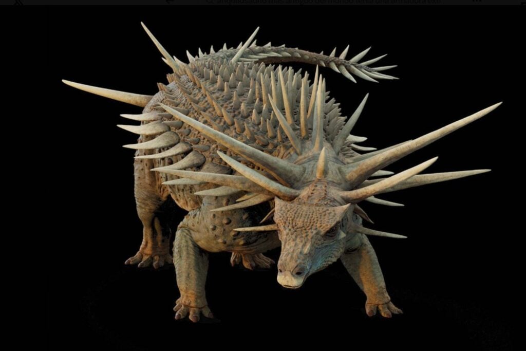 El dinosaurio acorazado que parecía salido de una pesadilla medieval apareció en Marruecos