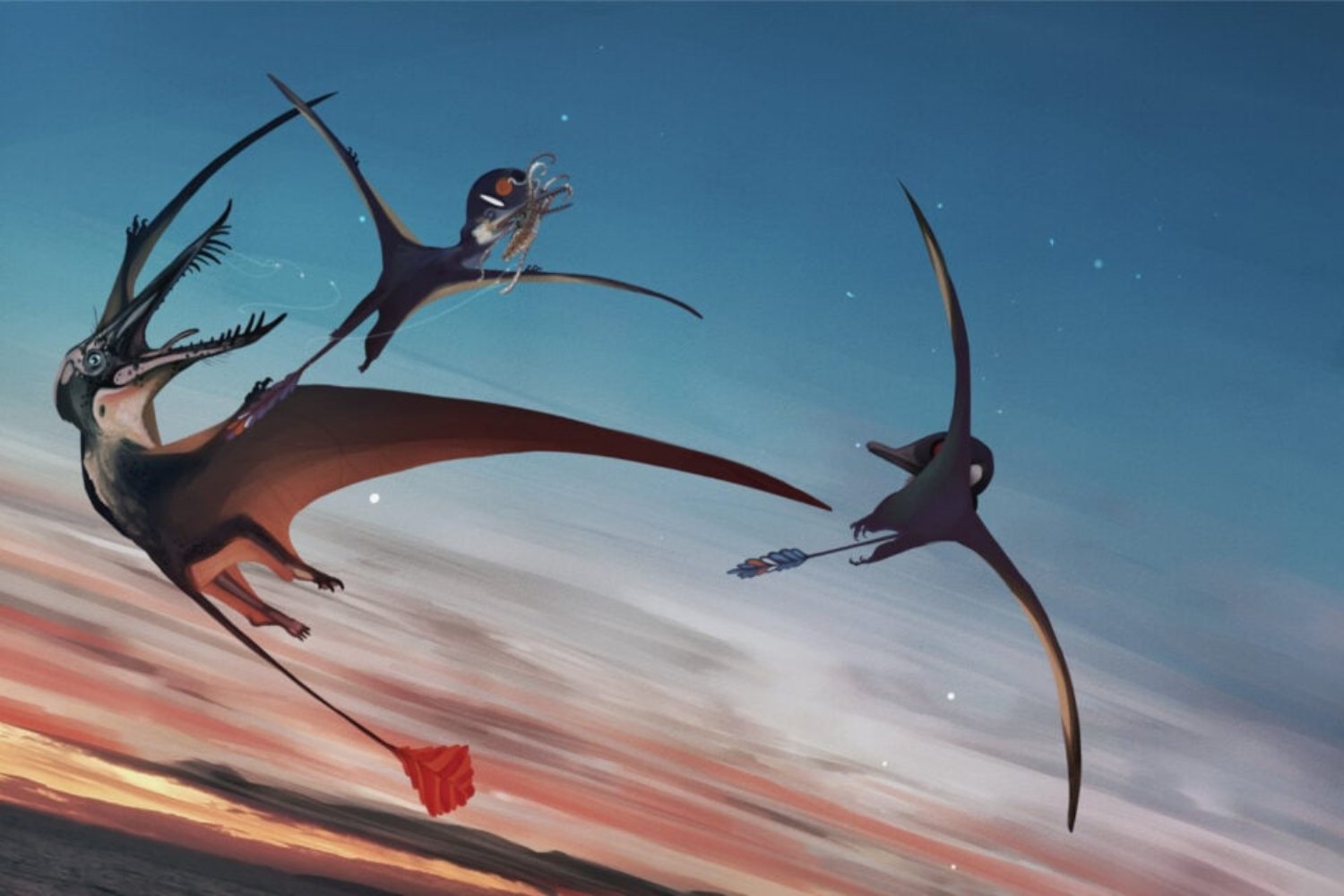 Pterosaurus In Flight Natalia Jagielska