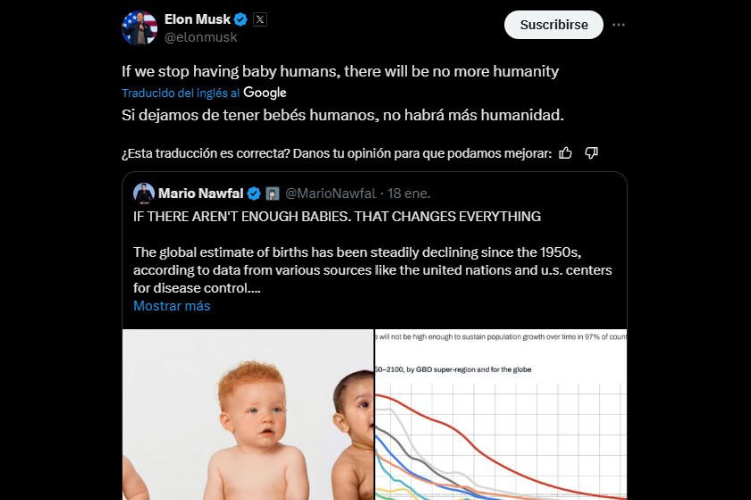 “No habrá más humanidad”: la advertencia de Elon Musk sobre un futuro que se derrumba en silencio