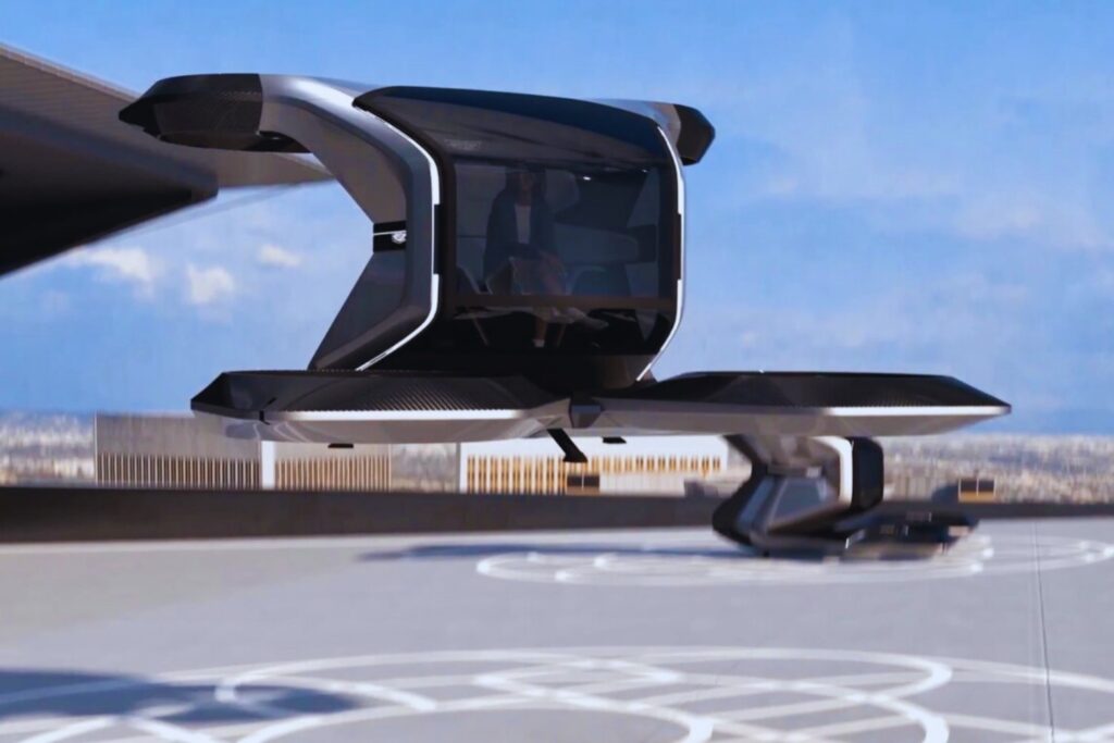 No es un plato volador, es el auto autónomo de Cadillac. Un futuro impulsado por electrones que aún parece de ciencia ficción