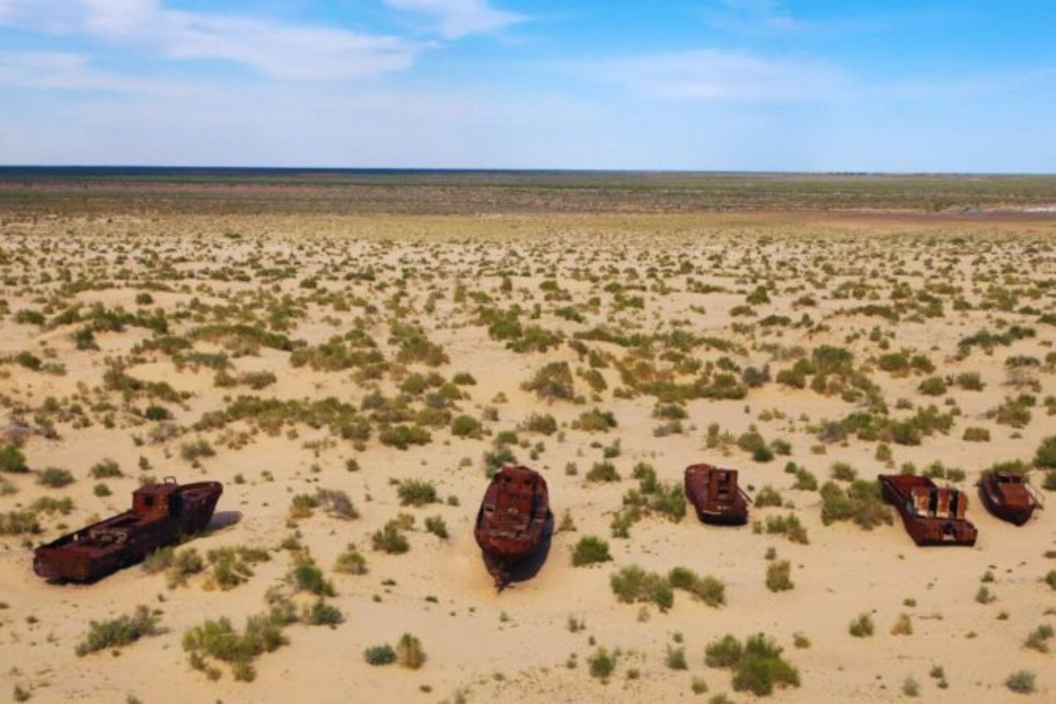 El mar de Aral se convirtió en desierto: la catástrofe que borró un ecosistema y anticipa el futuro del planeta