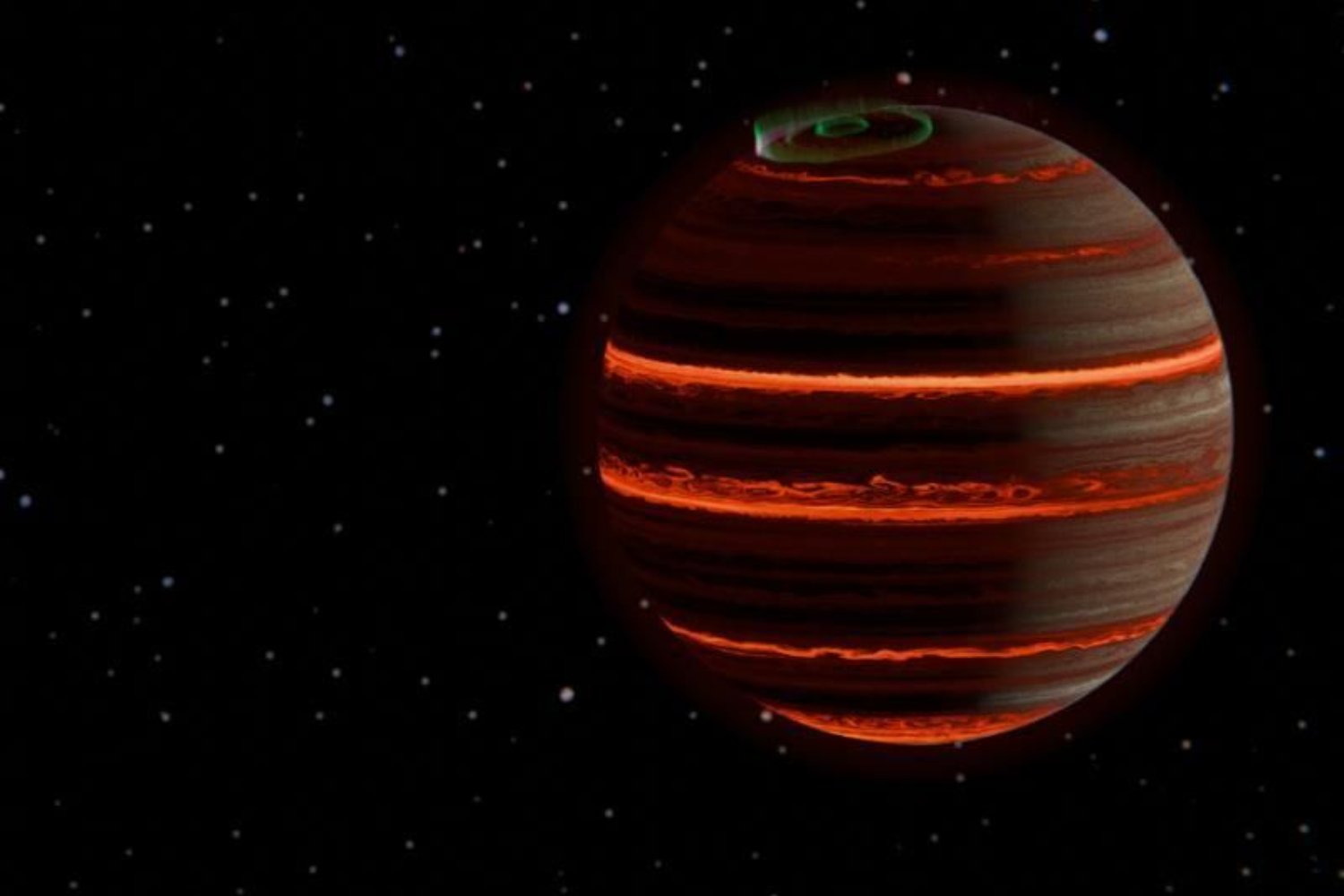 Un planeta errante con auroras como las de la Tierra: el James Webb revela un mundo ardiente cubierto de tormentas y nubes de arena