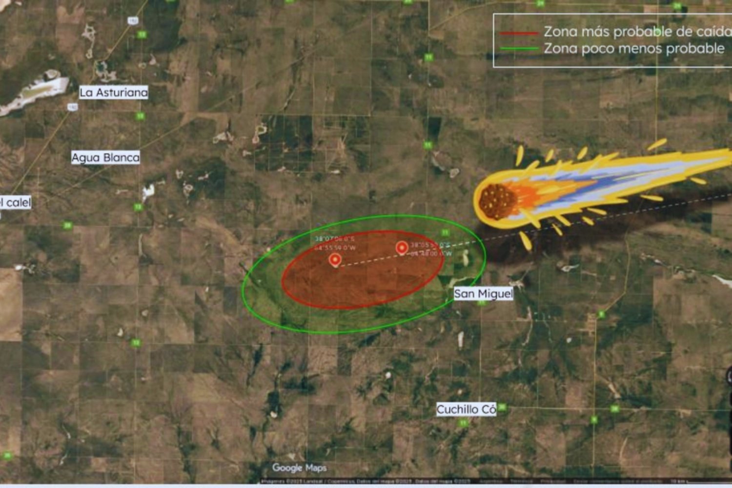 El superbólido de La Pampa intriga a los científicos. Podría haber dejado meteoritos y la búsqueda depende también de la comunidad