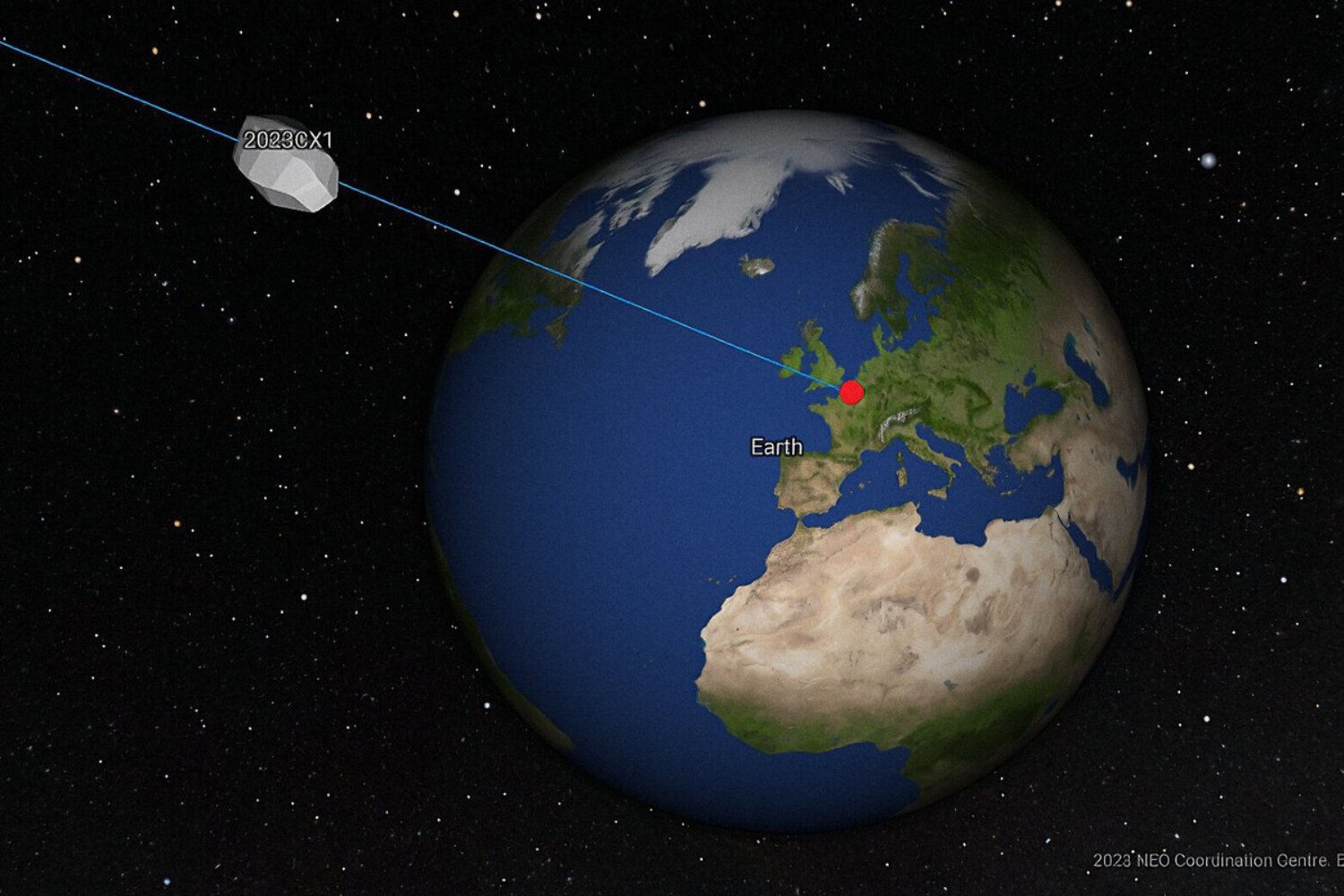 No fue un misil ni un rayo: lo que explotó sobre Normandía en 2023 fue un asteroide que viajaba desde hacía 30 millones de años y que estalló de forma inesperada