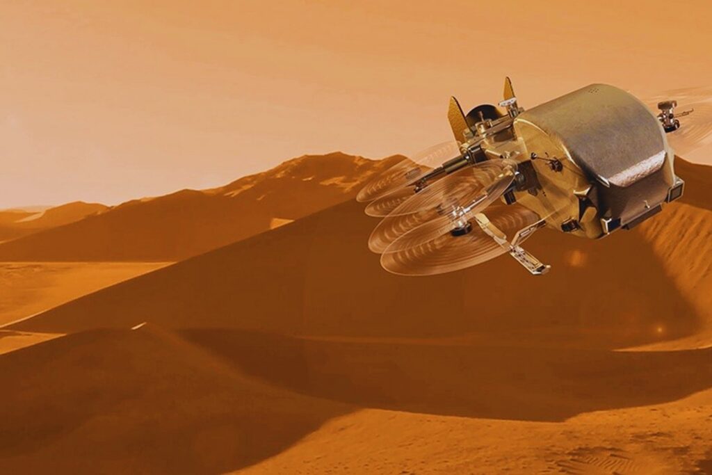 La luna más misteriosa de Saturno espera un visitante inesperado. Un helicóptero nuclear ya se prepara para llegar