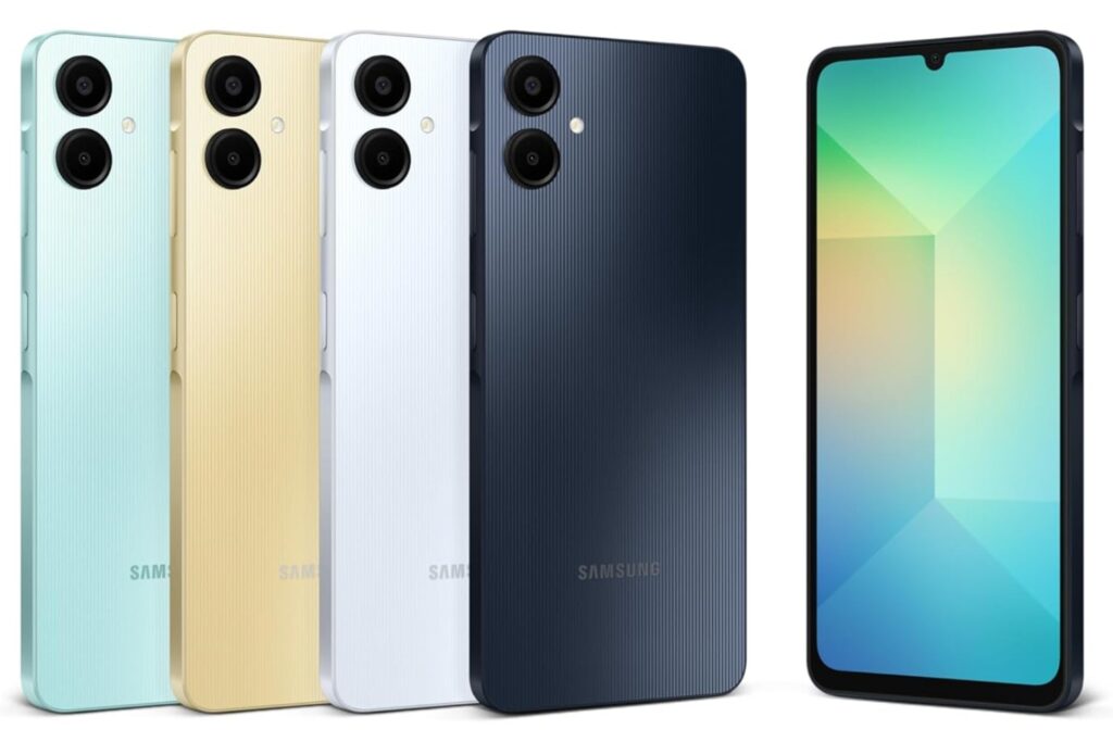 Samsung Galaxy A06 4G LTE Versión Global SM-A065F/DS, NO NFC, Pantalla de 6.7 Pulgadas, Dual SIM 50MP Doble Cámara Negro (Negro), 64GB