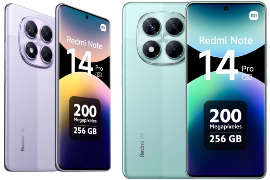 Xiaomi Redmi Note 14 Pro 5G - Smartphone 8+256GB, Pantalla 6.67" AMOLED FHD+ 120Hz, MediaTek Dimensity 7300-Ultra, Cámara 200MP (EU)