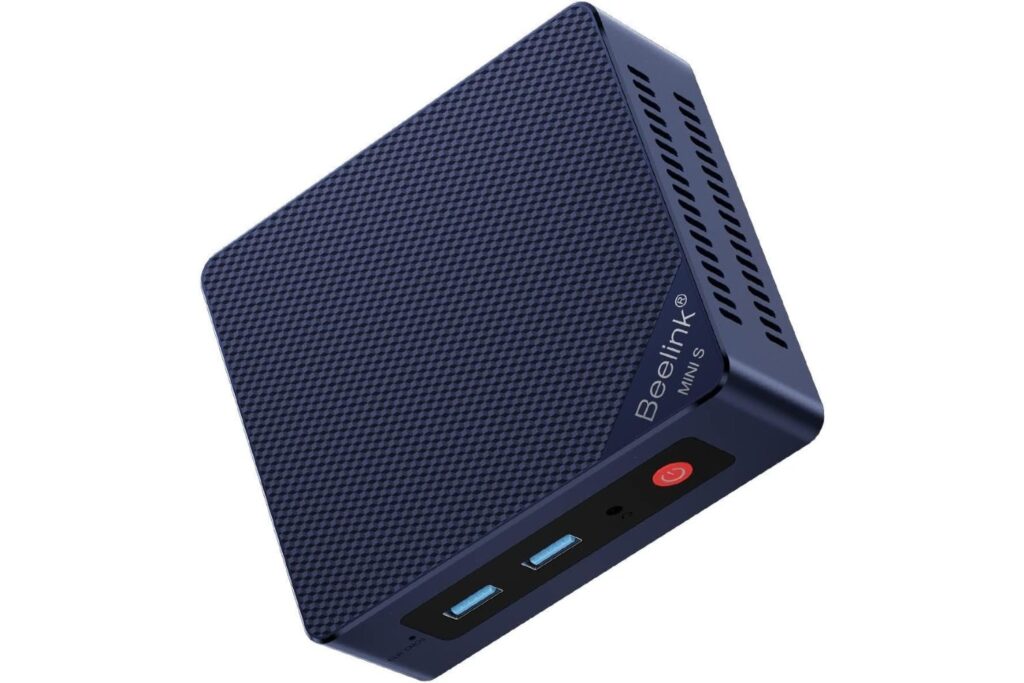 Beelink Mini PC S12 Pro Mini PC, Intel 12th Gen Alder Lake-N100 (hasta 3,4 GHz), 16 GB DDR4 RAM 500 GB SSD, Soporte para Ordenador de Escritorio 4K Dual Display/USB3.2/WiFi 6/BT5.2/Gigabit