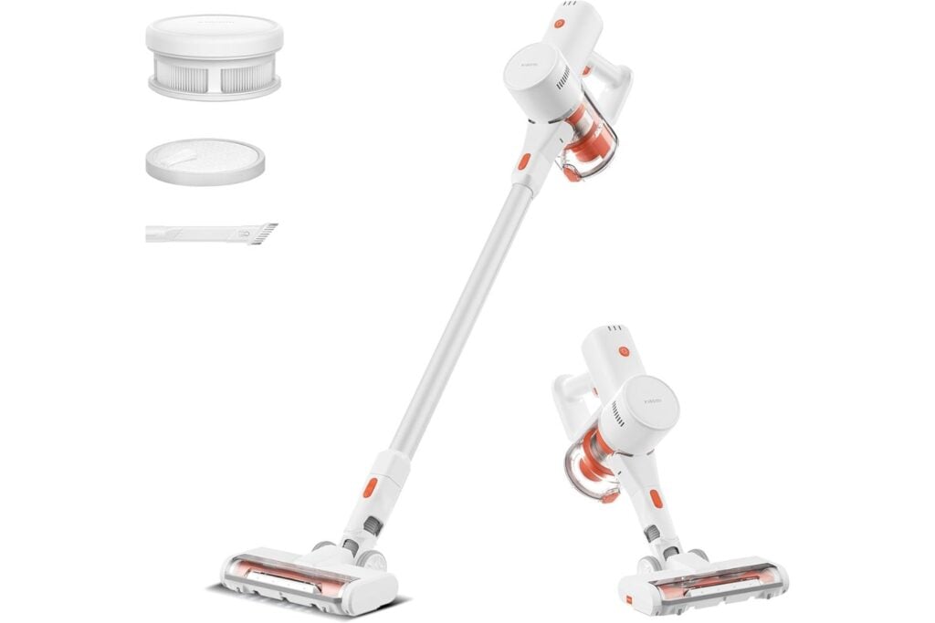 XIAOMI Vacuum Cleaner G20 Lite – Aspiradora Escoba con 18000 Pa de succión, Cepillo multisuperficie, Luces LED, Blanco (Versión ES)
