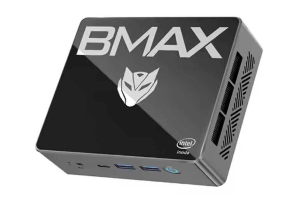 BMAX B4 Plus Mini PC Windows 11 PC Intel N100 16GB 512GB SSD 2*HDMI 1*Type-C Supports 4K@60Hz 750MHz Intel UHD Graphics